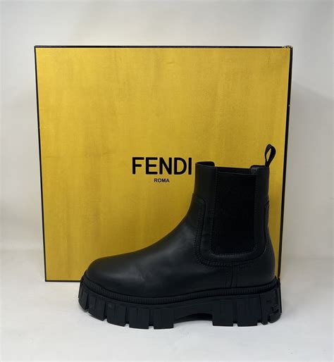 fendi force leather boot